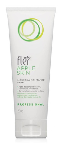 Máscara Calmante Facial Flér Apple Skin 200g