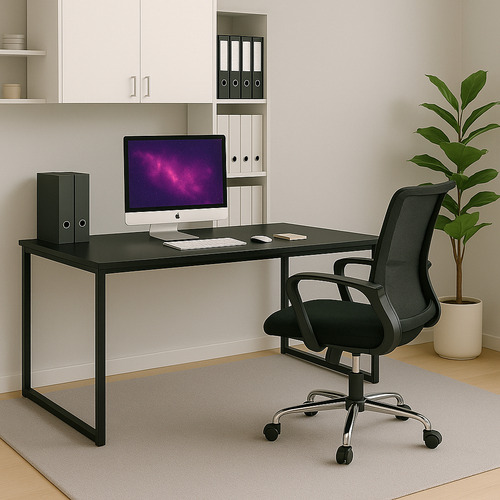 Mesa Com Cadeira Kit Home Office , Pronta Entrega