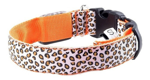 Collar Mascota Perro Gato Led Animal Print