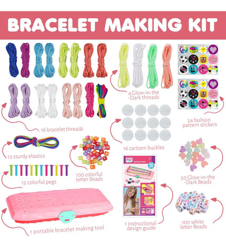 Sinuje Kit De Fabricación De Pulseras De La Amistad Para N.