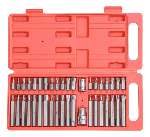 Juego Puntas Torx Allen Multiestria 40 Piezas Set Caja 