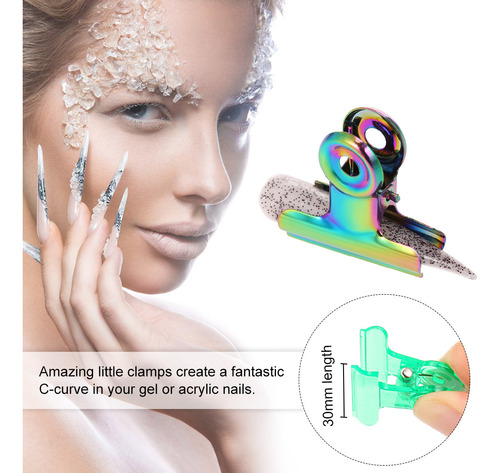 Pinzas Para Pellizcar Uñas, Pinzas Curvas Para Manicura, Her