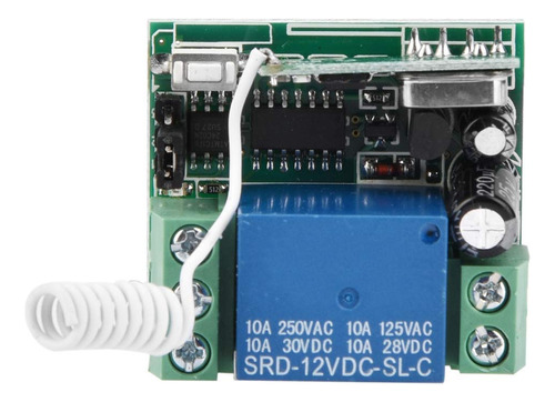 Interruptor Inalámbrico Rf 433 Mhz 12v 10a Con 2 Controles