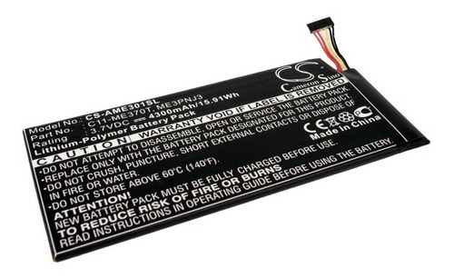 Bateria Tablet Compatible Asus Me370t C11-me370t