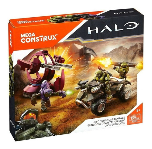 Halo Mega Construx Unsc Gungoose Rampage 195 Pz 