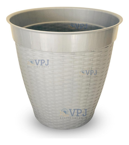 Vaso Rattan Redondo Grande Casa Jardim Plantas E Flores 30 L