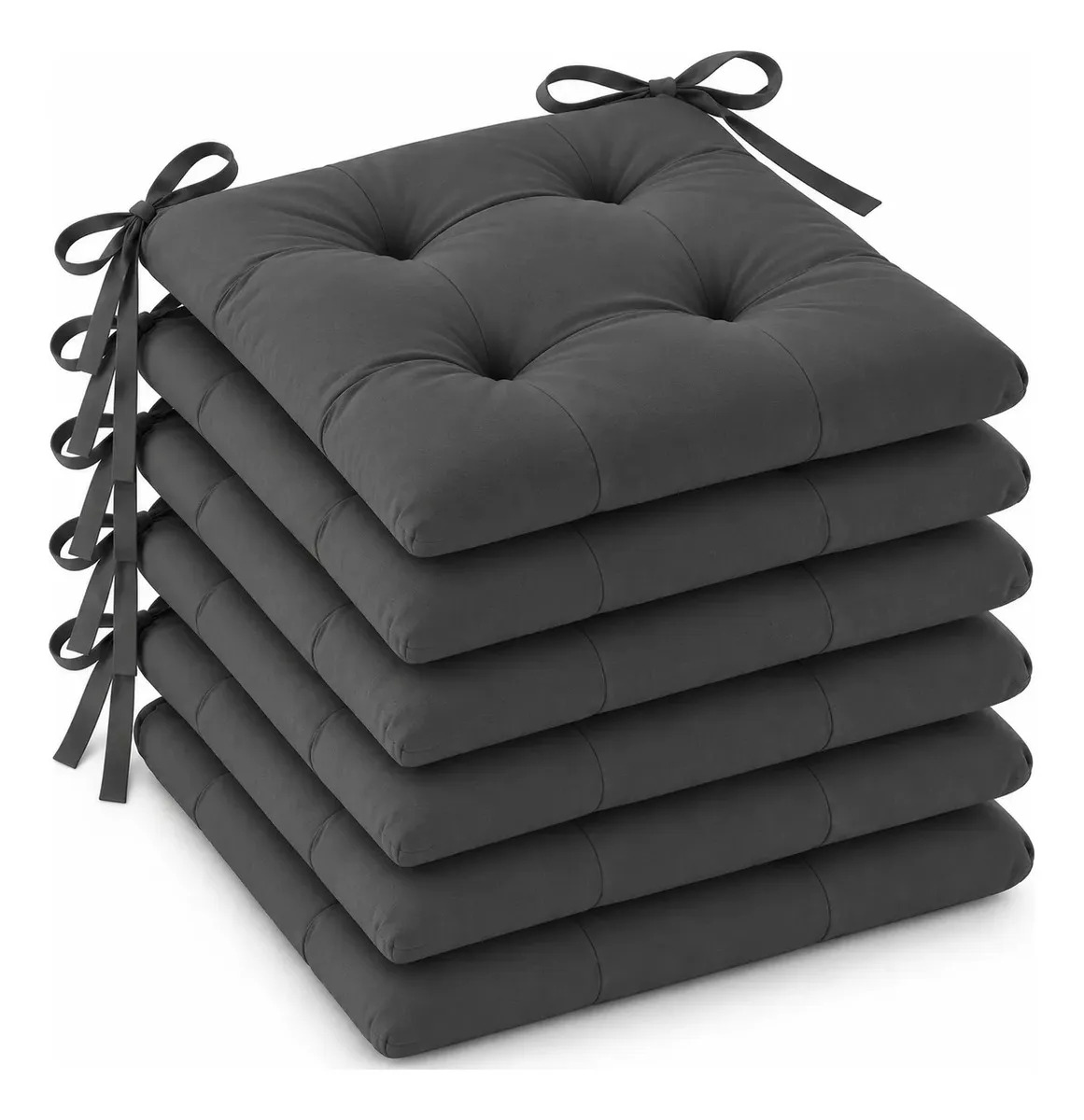 Cojines Para Silla Comedor 40x40 Cm Colores 6 Color Gris Oxford