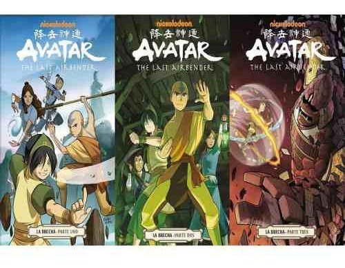 Pack Avatar The Last Airbender  - La Brecha Vol. 1-2-3 - (cómic)