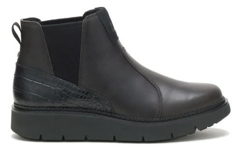 Caterpillar Botas Mujer Suela Confort Chariot Chelsea Negro