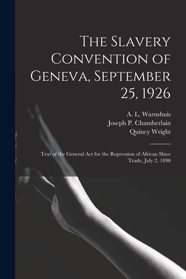 Libro The Slavery Convention Of Geneva, September 25, 192...