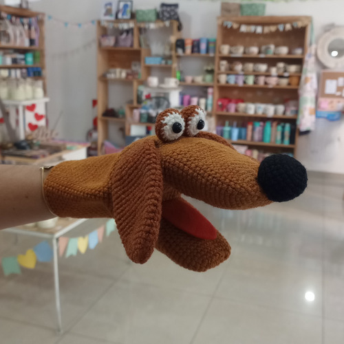 Títere A Crochet Perro