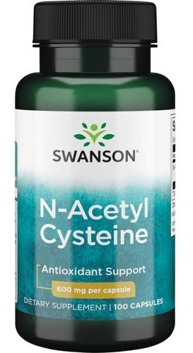 N Acetyl Cysteine 600 Mg 100 Caps - Unidad a $900