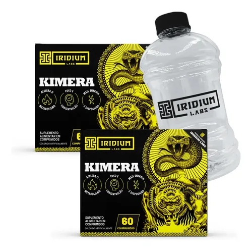 Kit 2x Kimera Thermo + Galão 950ml - Iridium Labs Sabor Sem sabor