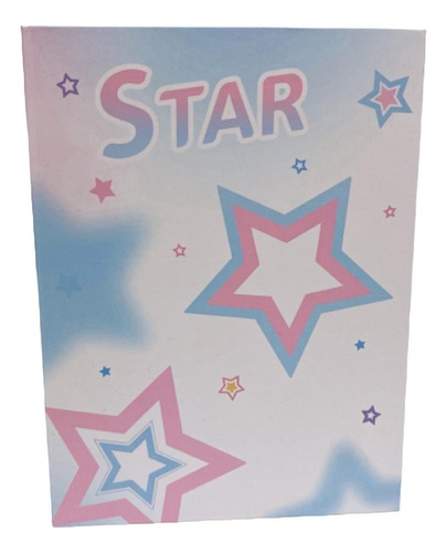 Binder Album Kpop A5 Star + 10 Hojas 4 Espacios