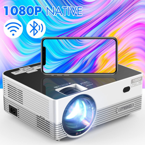 Proyector Mooka 300 Pulgadas Wifi Bluetooth 1080p 8500lumene