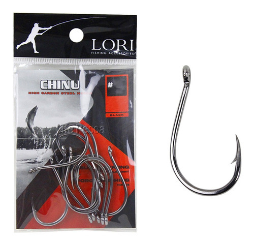 Anzol Chinu Black Lori N° 14 - 12 Peças