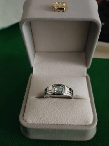 Anillo aguamarina hombre hotsell