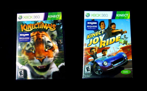¡¡¡ Kinectimals Y Kinect Joy Ride Para Xbox 360 !!!
