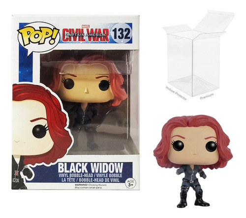 Funko Pop Black Widow No. 132 Año 2016 Original