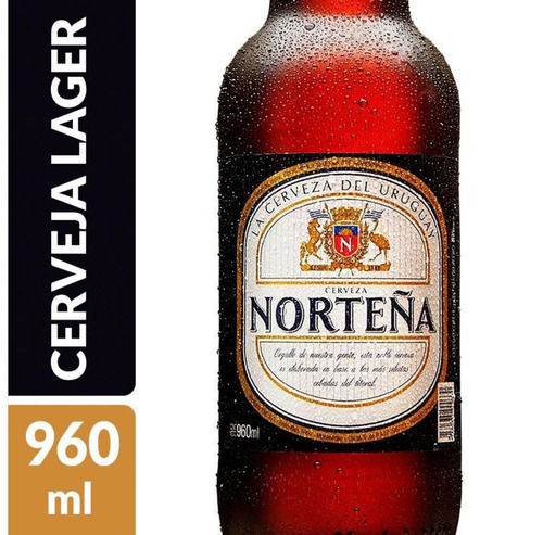 Cerveja Uruguaia Nortena Garrafa 960ml