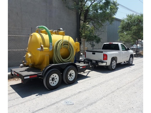 Remolque Con Tanque Séptico Para Desazolve, Cap. 2,500 Lts