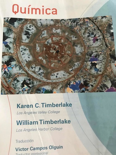 Imagen 2 de 2 de Libro De Química Timberlake-timberlake