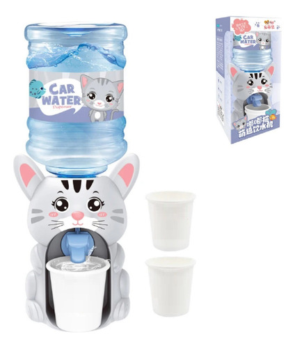 2 Mini Bebedouro Gato Crianças Garrafa Água Infantil 300ml