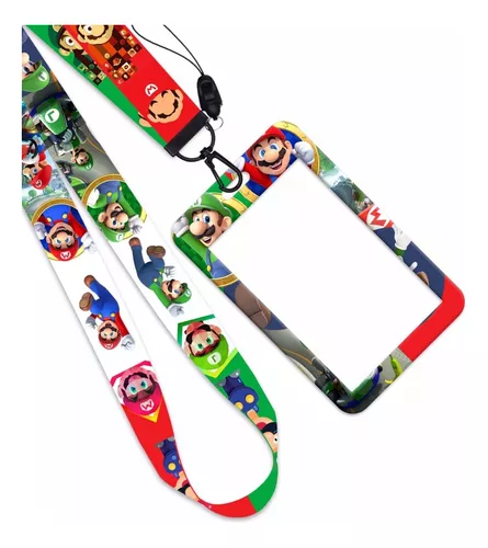 Lanyard Mario Bross Personalizado Credencial Celular