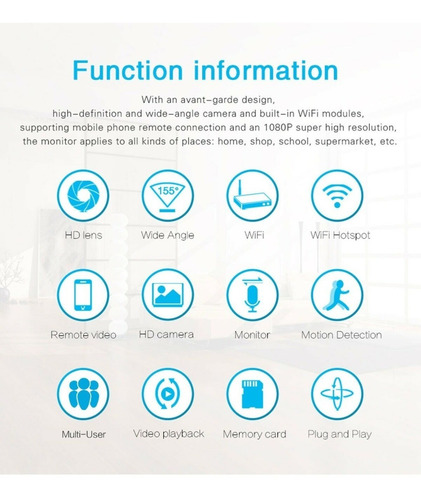 Mini Camara Espia Cargador Wifi Ip Hd 1080p