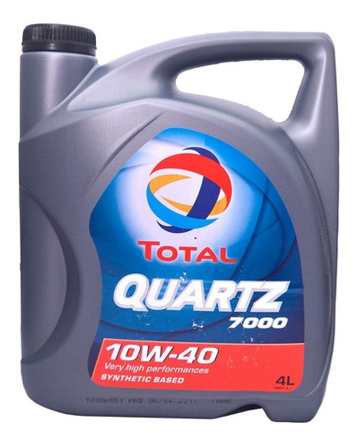 Kit Cambio Aceite Renault Symbol Total Quartz 7000 10w40 4l