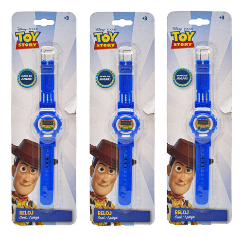 Disney Toy Story Reloj Digital Pack 3pz Azul Bestway Cd