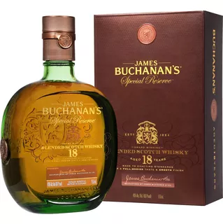 Whisky Buchanans 18 Years Con Estuche Goldbottle
