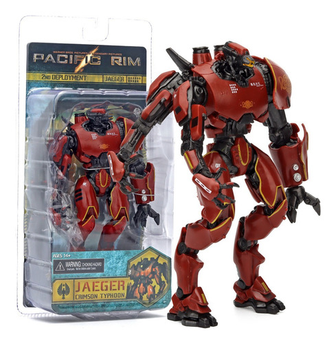 Pacific Rim Jaeger Crimson Typhoon Acción Figura Modelo 18cm