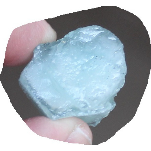 Aguamarina Azul Cristal De Berilo Piedra Mineral En Bruto