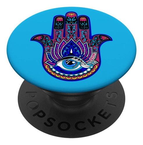 Popsockets Diseño Simbolo Hamsa Mal Ojo Azul