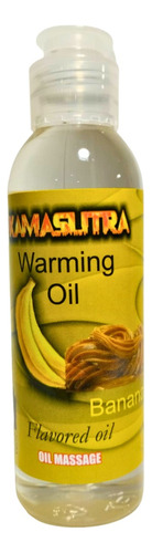 Aceite Para Masajes Comestible Banana&du/leche Efecto Calor 