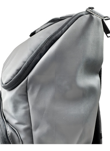 Mochila Porta Notebook Ona Saez Amplia Grande Bolsillos New Color Gris Os-01 Diseño De La Tela Liso