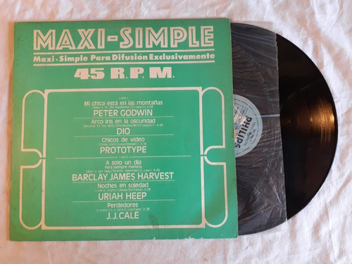 Maxi Simple Difusion Vario Dio Uriah Heep Peter Godwi Vinilo