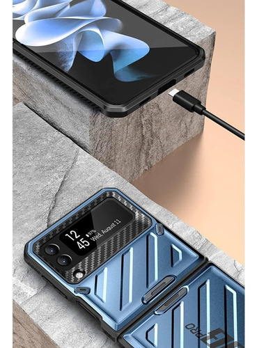 Case Supcase Para Galaxy Z Flip 3 Protector 360° Con Gancho