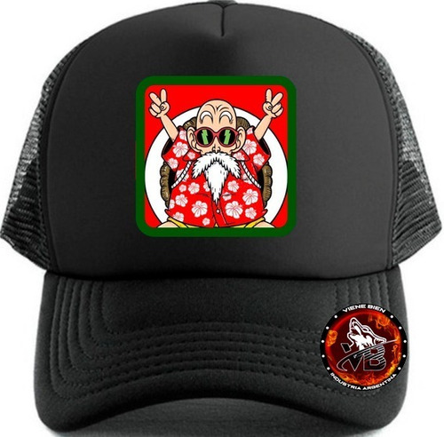 Gorra Dragon Ball Z Maestro Roshi Truckers (gorrasvienebien)