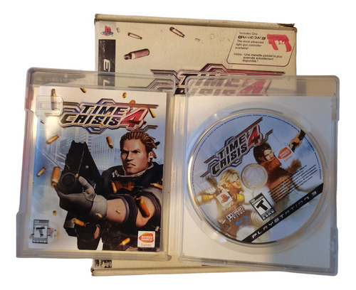 Time Crisis 4 Gun Bundle Namco Guncon 3 Completo Ps3