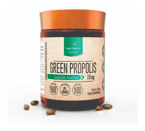 Suplemento Em Cápsulas Integralmédica Green Própolis Nutrify Ácidos Grados/antioxidante Em Pote De 60ml 60 Un