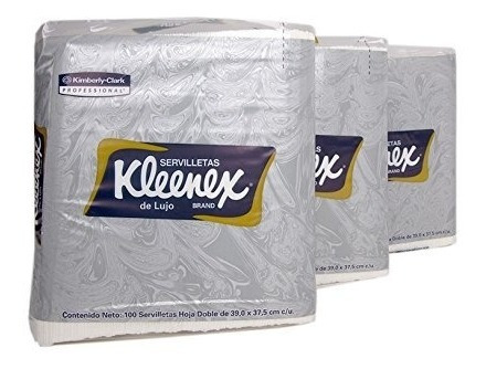 Servilleta Kleenex De Lujo Caja 12 Pqts De 100 Piezas C/u