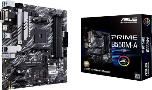 Placa Mãe Asus Ddr4 B550m-a Csm Prime Amd Am4 Cor Preto