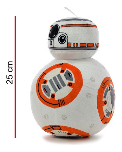 Imagen 2 de 3 de Peluche Star Wars Bb8 25cm Sw010 Phi Phi Toys
