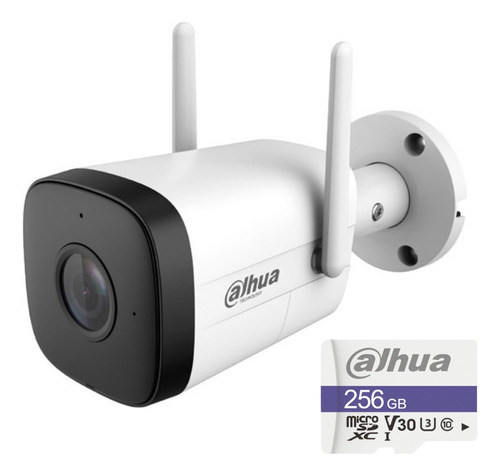 Camara Wifi Ip Exterior Dahua 2mpx Lente 2.8mm P2p + 256gb