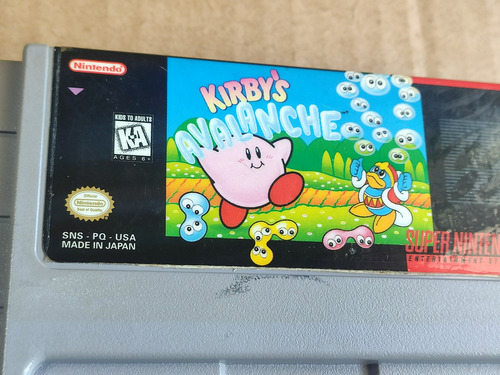 Kirby's Avalanche -- Original -- Super Nintendo / Snes (Usado)