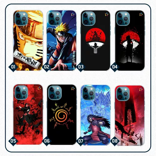 Capinha Capa para celular Samsung Galaxy Note 8 - Naruto Nuvens de