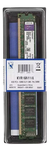 Memória Ram Desktop Ddr3 2gb 1600mhz Keepdata Kd16n11/2g