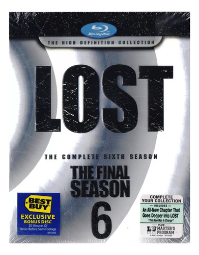 Lost Sexta Temporada 6 Seis Importada Blu-ray + Dvd